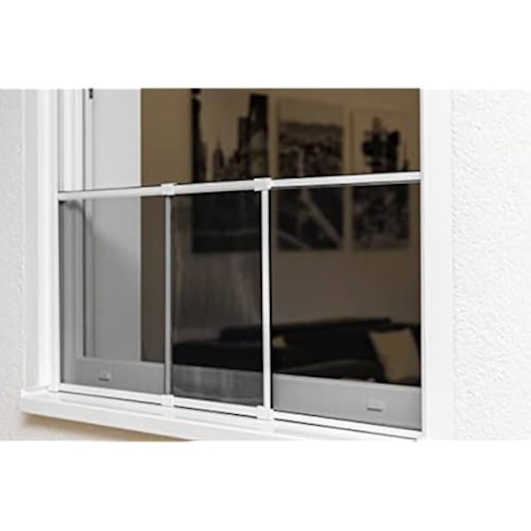 Skydevindue myggenet - Schellenberg 50812 - Aluminium - Justerbar - 193 x 75 cm