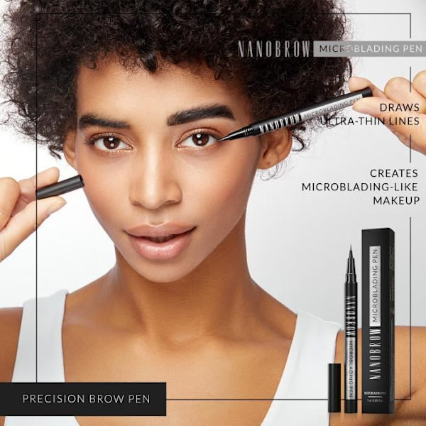 Nanobrow Espresso Microblading Eyebrow Pencil - kulmakarvojen kynä, microblading-efekti, korostaa, tiivistää ja täyttää kulmakarvat