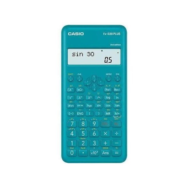 Tieteellinen laskin - Casio - FX-220PLUS - 12-numeroinen LCD-näyttö - 181 toimintoa - Kova kotelo