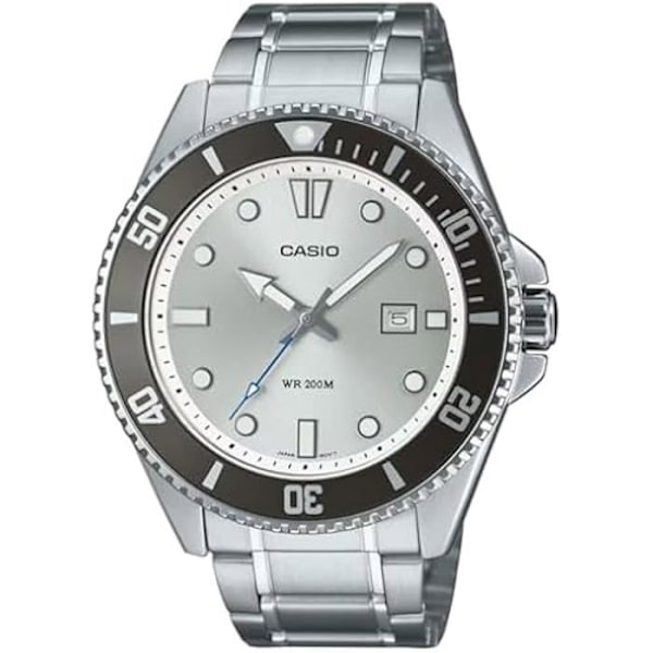 Ur - CASIO - MDV-107D-7AVDF - Analog-Digital - Rustfrit Stål - Vandtæt 200m Silver