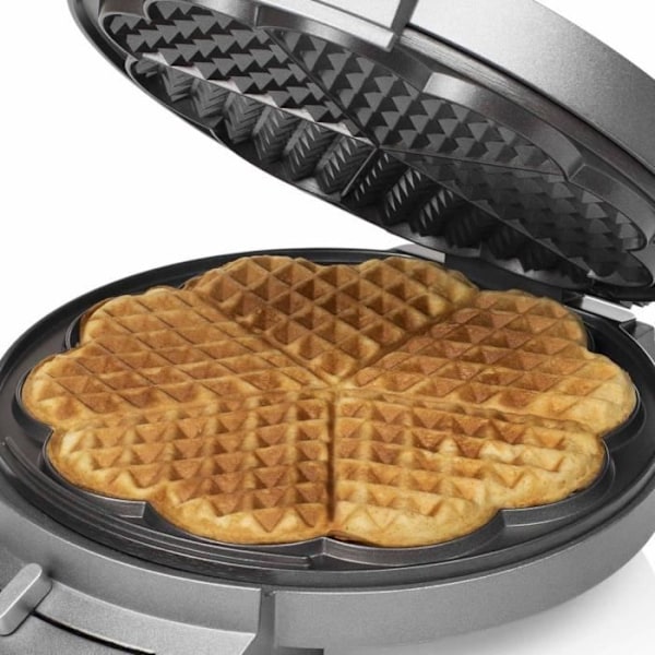 Princess Waffle Maker Deluxe 5 vafler 1200 W Sølv og sort