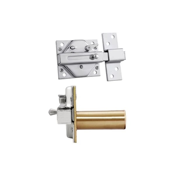 Lås - GENERISK - Cs88sc M50 bolt - Sikkerhedsniveau 6 - 50 mm cylinder Satin Chrome
