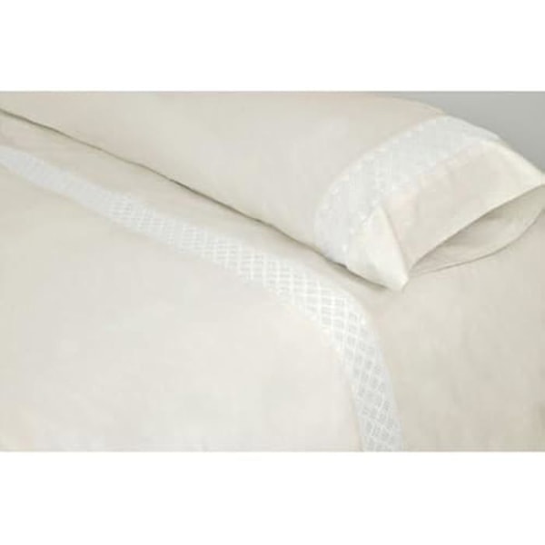 Bäddset - Pierre Cardin - Elisa - Beige - 2 st - Flerfärgad Flerfärgad