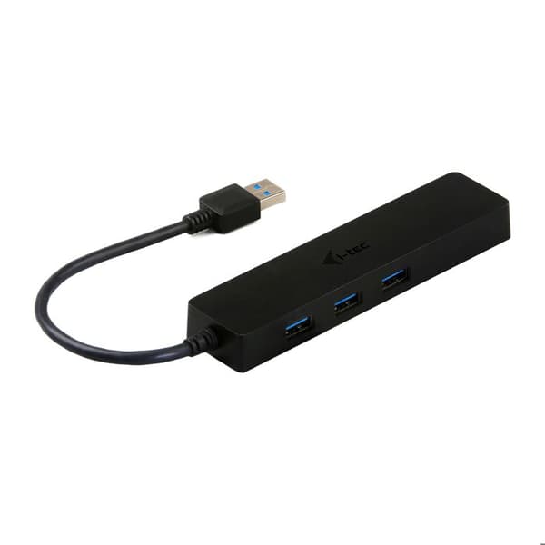 I-tec Advance USB/Ethernet-hub - 3 USB 3.0-porte - Gigabit Ethernet-adapter