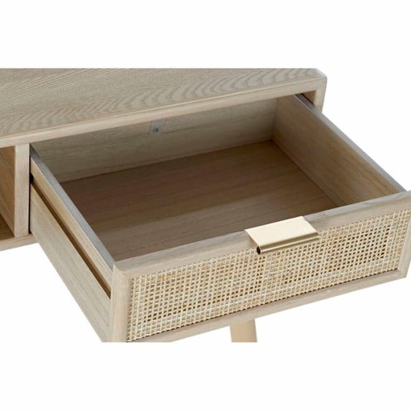 skrivebord ‎s3022184 paulownia træ mdf træ (120 x 42,5 x 78 cm)