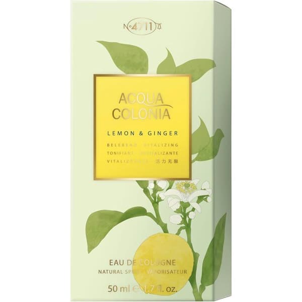 Eau de Cologne - 4711 - Acqua Colonia Citron & Ingefær - Blandet - 50 ml