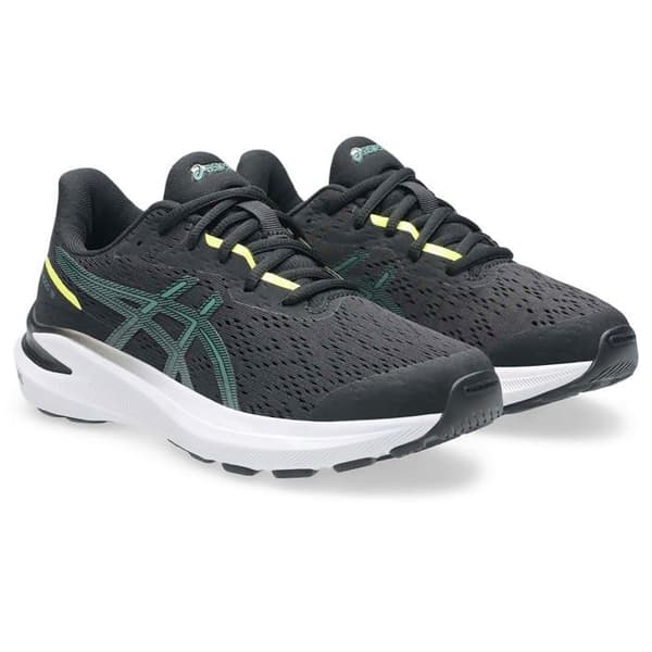 Løbesko - ASICS - GT-1000 13 GS - Sort/Grøn Jasper - Åndbart mesh - Neutral støtte Sort 37 1/2