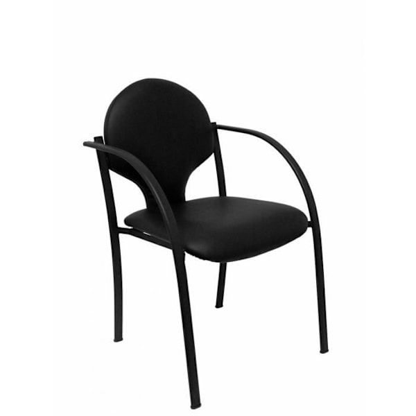 Silla confide ergonominen Piqueras y Crespo Hellin - 2 kpl pakkaus - musta - Kangas