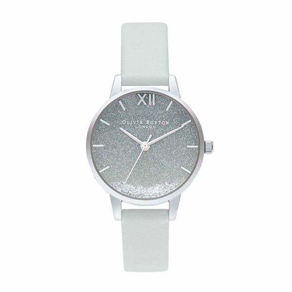Olivia Burton Rannekello - OB16US27 - Analoginen kvartsikello naisille harmaalla nailonhihnalla