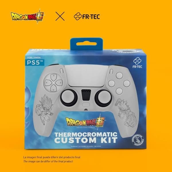 Tilbehørssæt - KUN TIL SPIL - Dragon Ball Super - PS5-controller - Gennemsigtig - 2 års garanti Transparent