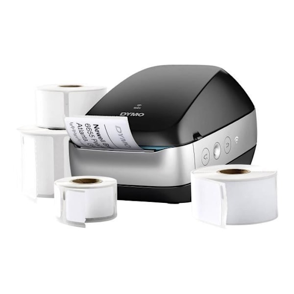 DYMO LabelWriter Wireless Black, langaton tarrakirjoitin Wi-Fi-verkossa jaettavaksi (F/NL/D)