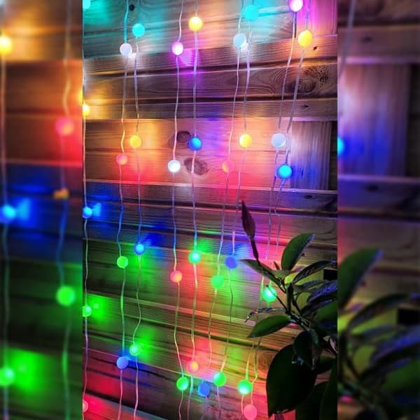 STRIP BUBBLES LED VÄRIT YHTEYDET 10M KSIX
