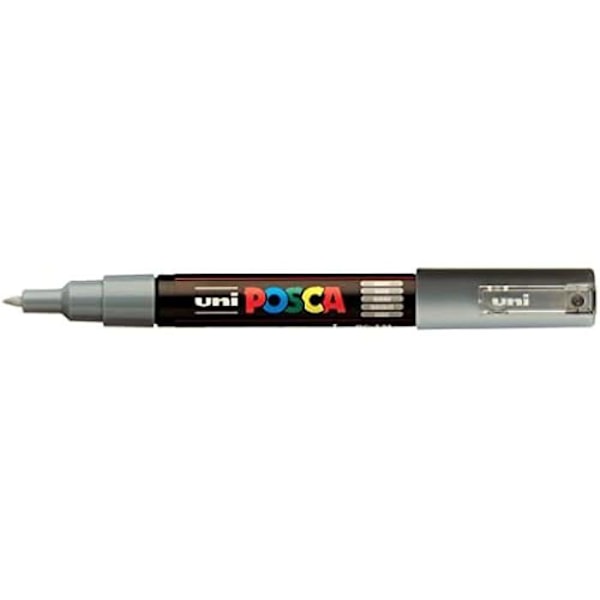 Posca PC1MC Extra Fin grå 1 Styck- GRÅ grå