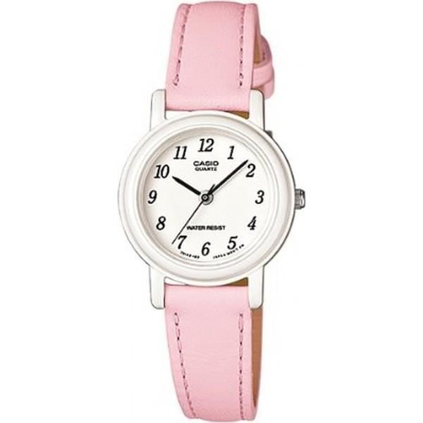 Damklocka - Casio - LQ-139L-4B2 - Läder - Rosa - Analog Rosa