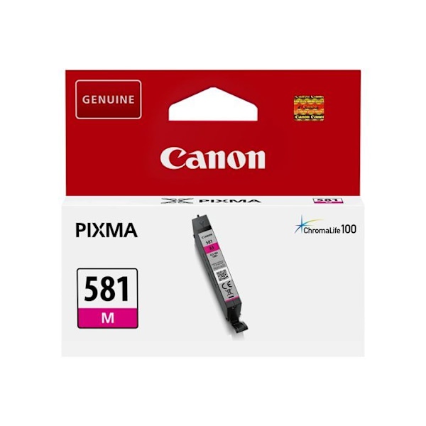 Canon CLI-581M mustesuihkukasetti - Magenta - Mustesuihku - Riittoisa - 223 sivua - 1