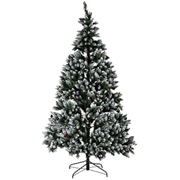 Julgran - DKD HEMINNREDNING - PVC LED - 210 cm - Vit - Inomhus Vit