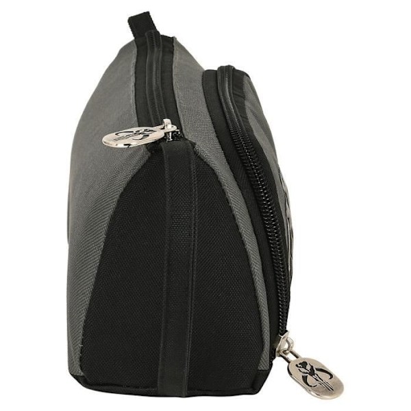 Pencilcase - SAFTA - The Mandalorian - 32 dele - Sort og Grå - 20x11x8.5 cm Svart grå
