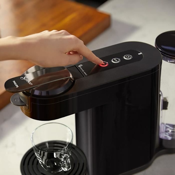 Kaffemaskine kapsel - PHILIPS - SENSEO SWITCH HD6592/65 - Intensiv sort Svart