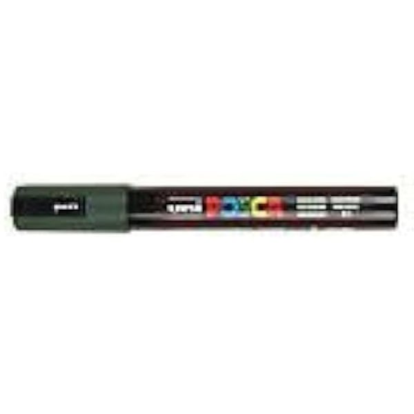 Posca Pc-5m mörkgrön markör (6 stycken) mörkgrön