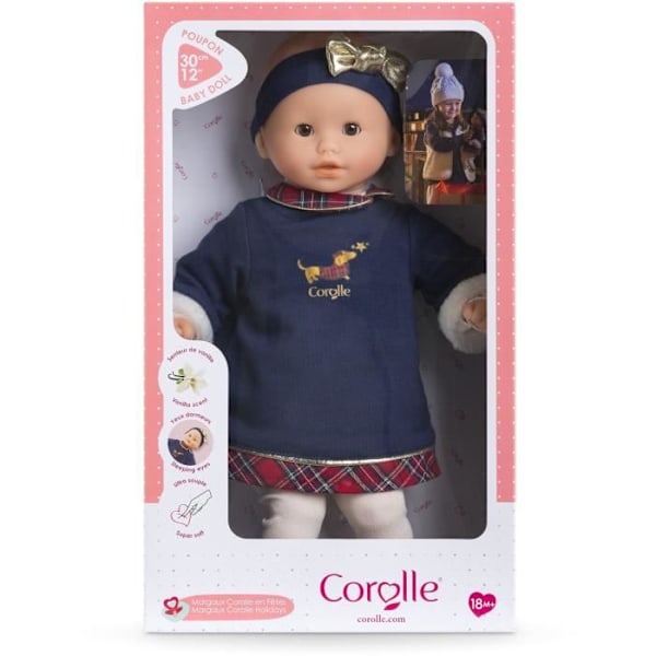 Poupon - COROLLE - Bebis Kram Margaux - Corolle i festligheter Blå