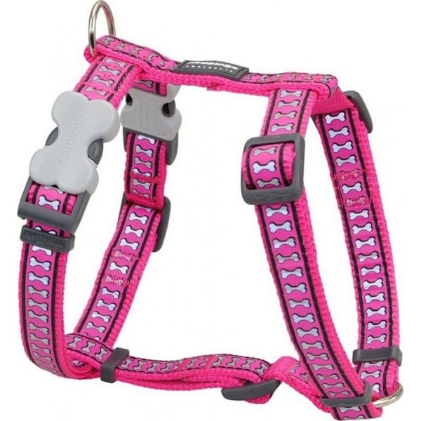 Reflekterande sele för hund - Red Dingo - Fuchsia - Storlek XL - Säker - Hållbar Fuchsia