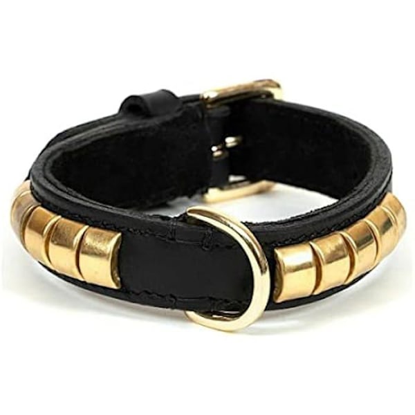 Halsband - GLORIA - Duna - Dubbat läder - D-ring - Justerbar