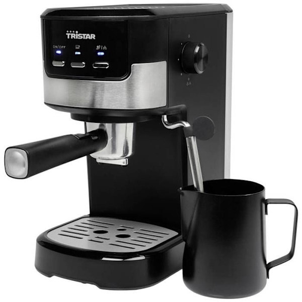 Tristar CM-2278 Espressomaskine sort, rustfrit stål 1100 W