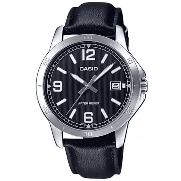 Montre - MTP - MTP-V004L-1B - Stål - Vandtæthed 5 Atm - Analogisk sort