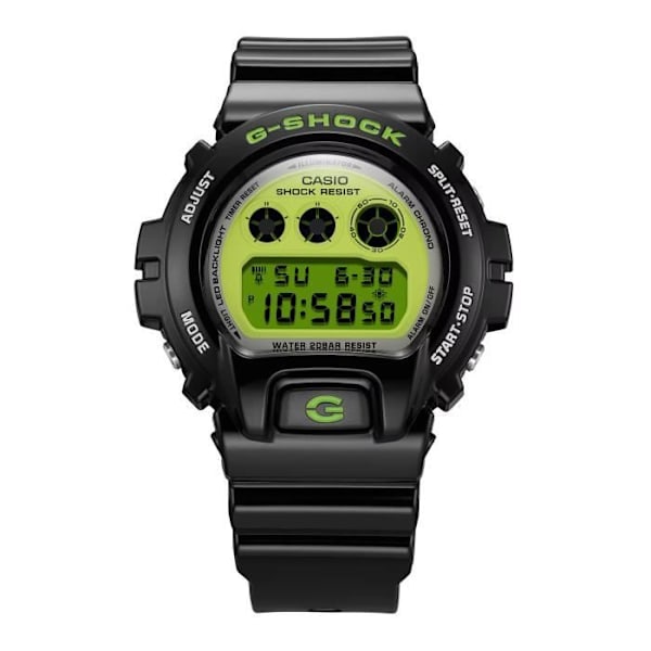 Casio Ur - Mænd - DW-6900RCS-1ER - Sort Plast - 48mm - 20 bar Svart
