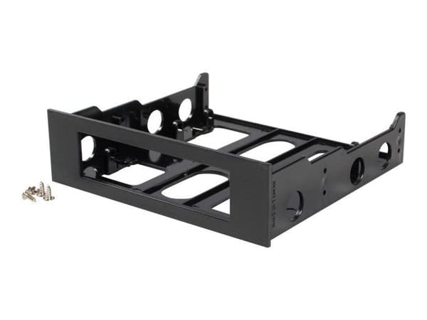 Kiintolevyn tukikappale - STARTECH - 3,5" -> 5,25" - Musta - Tallenustila - P/N: PEX2EC35