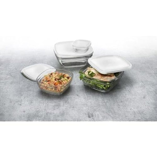 Lunchlåda - DURALEX - Standard - Rektangulär - Mångfärgade - 1 x 1 x 1 cm Flerfärgad