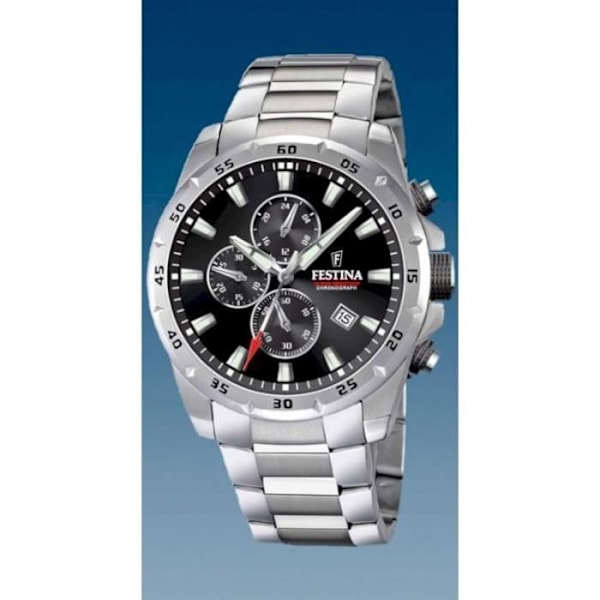 Ur - Festina - F20463-4 - Kvarts - Analog - Rustfrit stål Grå