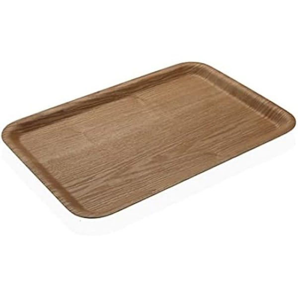 Rektangulär bricka - VERSA - Bambu - 32,5 x 48 x 2,5 cm mångfärgad