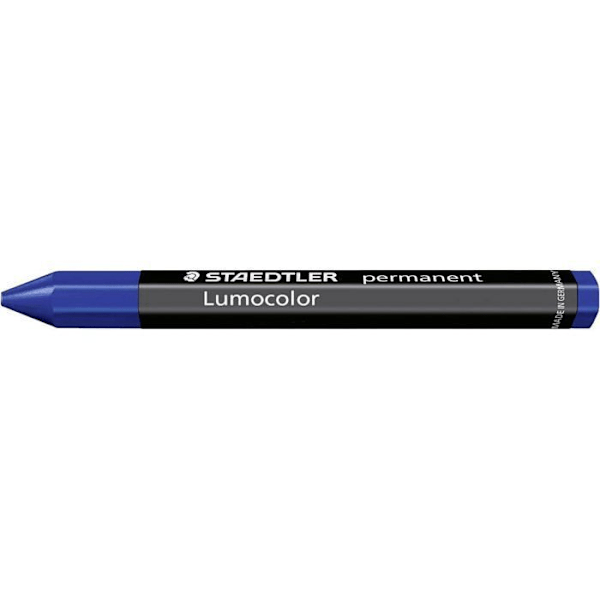 Pysyvä kynä - STAEDTLER - Lumocolor omnigraph 236 - 12 kpl pakkaus - Sininen väri - Pyyhimätön