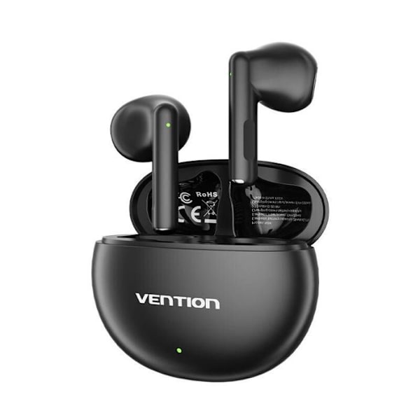 Hovedtelefoner - VENTION - Elf E06 - Bluetooth - In-ear - Sort Svart