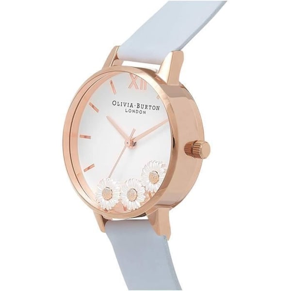 Klocka - Olivia Burton - OB16CH04 - Analog - Äkta läder - Rose guld 30mm Rose guld