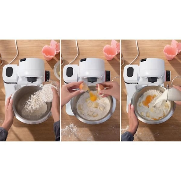 Robotpisker - BOSCH - MUMS2EW00E Serie 2 - 700 W - 4 hastigheder - Hvid Vitt och rostfritt stål