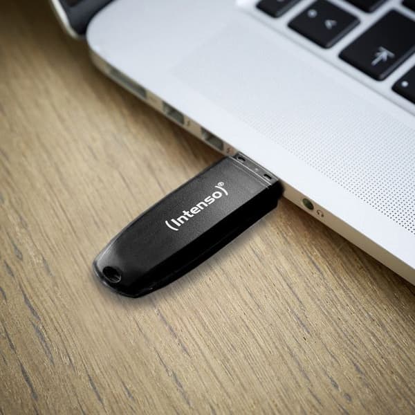 USB nøgle - INTENSO - Speed Line 3.2 - 64GB - Sort