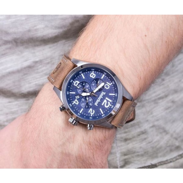 Ur - Timberland - TBL.15249JS-03 - Læder - 5 ATM - Analoge - Multifunktion