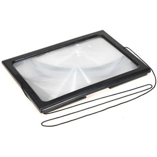 Loupe - Bellson - A4 - LED 4X - Musta - Suurennos 3X