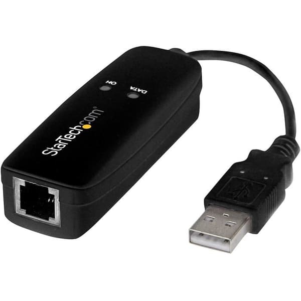 Modem fax USB ekstern - STARTECH - 56K - V.92 - USB 2.0 - ITU-T V.17, V.29, V.27