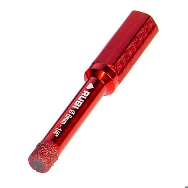 Foret - RUBI - 4drill - ø6mm - Diamant - Hexagonal Vit