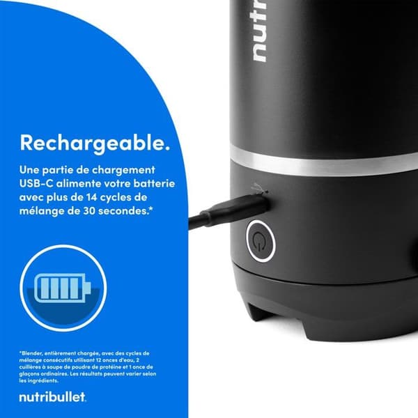 Blender - NUTRIBULLET - Flip - NBP106B - Musta