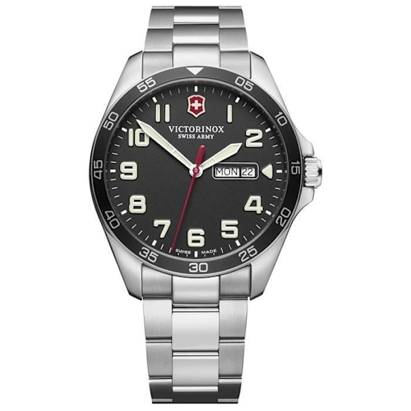 Victorinox Field Watch Analog Quartz Watch herr med band i rostfritt stål V241849 7514