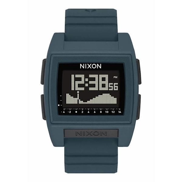 Klocka - Nixon - Tide Pro Base - Återvunnen havsplast - Vattentät - Digital mörkt skiffer