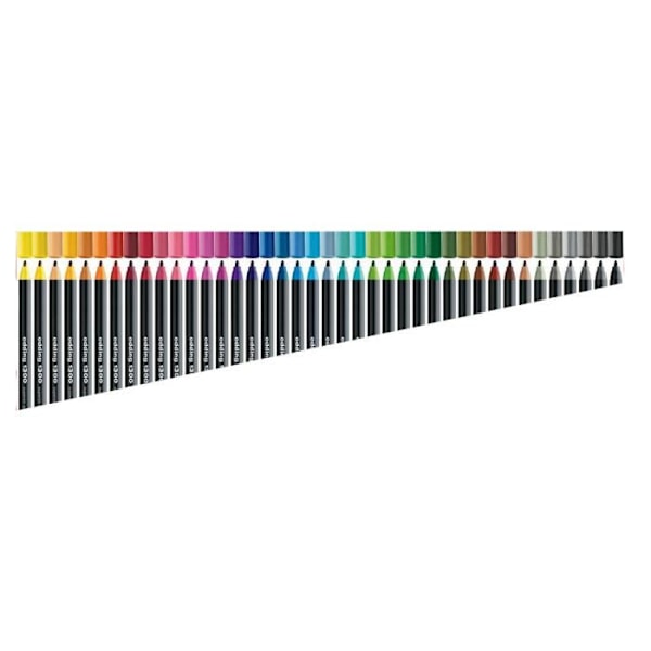 Värikynät - EDDING - E-1300 - 10 kappaleen pakkaus - Sateenpään koko 3 mm - Väri punainen Sort, Multi