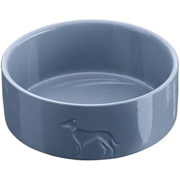 Keramisk skål - HUNTER - Osby - 2500 ml - Blå due - Skridsikker og holdbar Duva blå