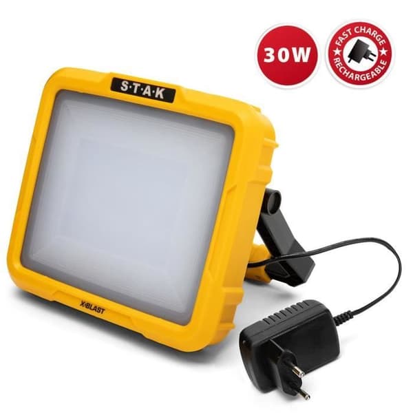 LED arbejdsprojektør - X-BLAST - 30W - Selvstændig - IP65 - IK08