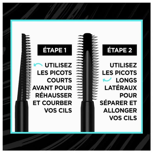Ripsiväri - L'OREAL PARIS - Telescopic Lift - Vedenkestävä - Musta - 9,9 ml Sort