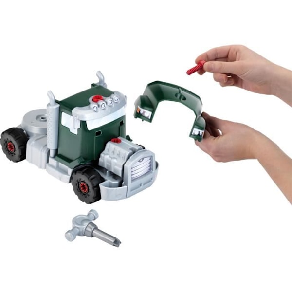 Bosch - KLEIN - 8626 - Pakattava ja koottava kuorma-auto - Suositus 3-vuotiaille ja sitä vanhemmille Grön, grå, svart, röd